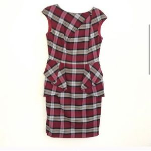 Red and Grey Plaid Dress - Great for Holidays!
